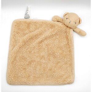 SL Home Fashions Bear Lovey Tan Beige So Dreamy Plush Security Blanket Oeko Tex